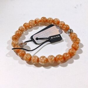 Nogu Apricot Firefly Glass Bracelet